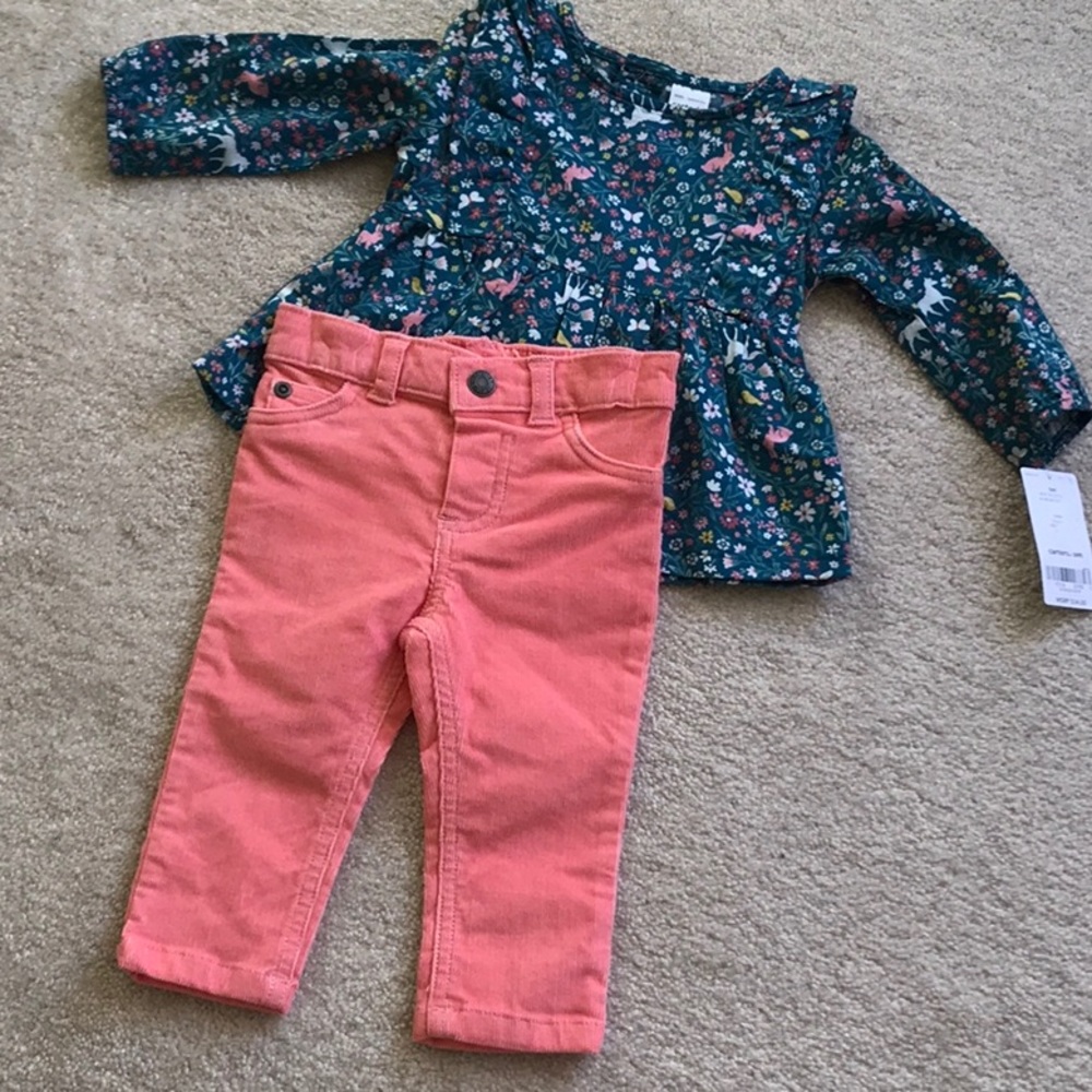 CARTER’S BABY SIZE 6M TWO PIECE SET